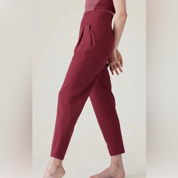 Athleta Elation Pant - Coffee Berry Jogger Ankle Pant NWOT - Picture 3 of 14